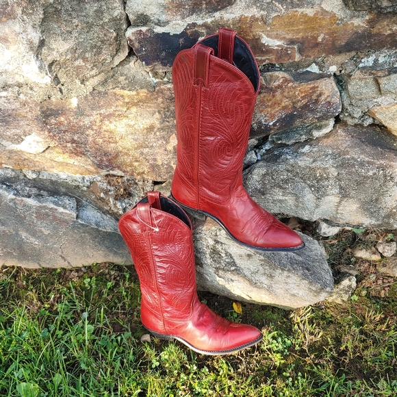 Code West Rita Red Cowboy Boots 